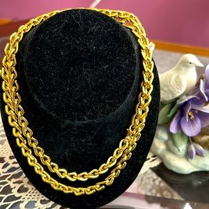 Fashion Jewelry PC Contessa Crespi Gold Tone Heavy Chain